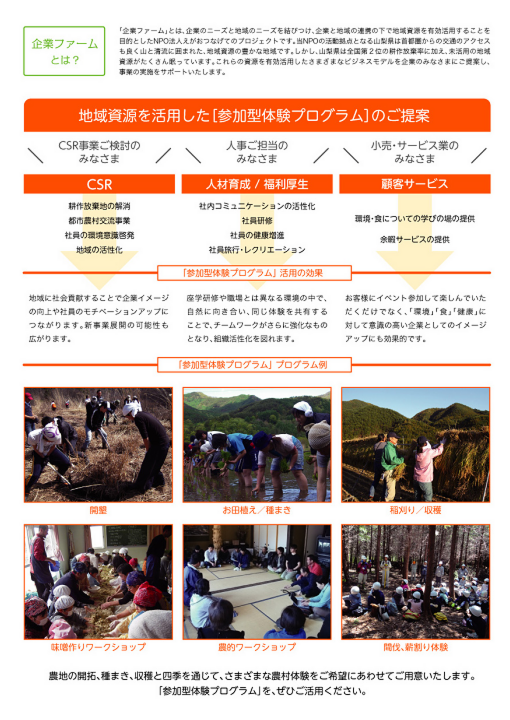 企業ファームプロジェクト