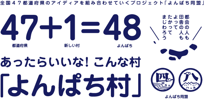 あったらいいな!こんな村「よんぱち村」